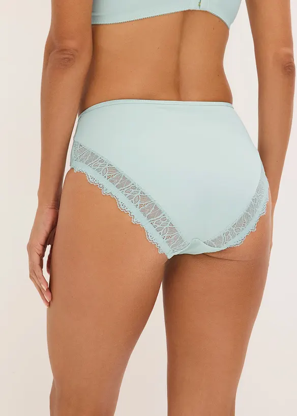 Slip maxi avec dentelle, bonprix