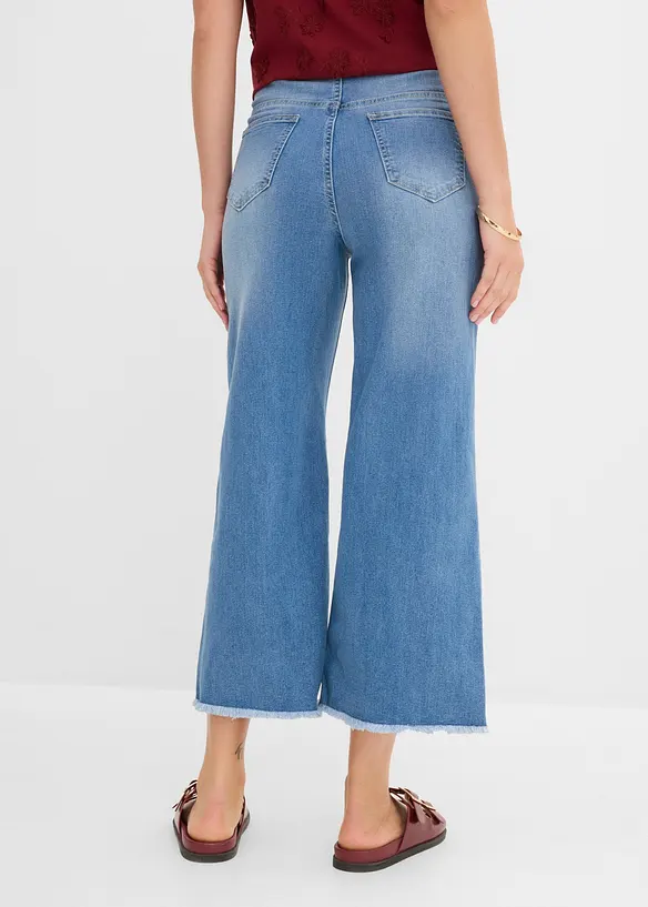 Jean large 7/8 extensible, bonprix