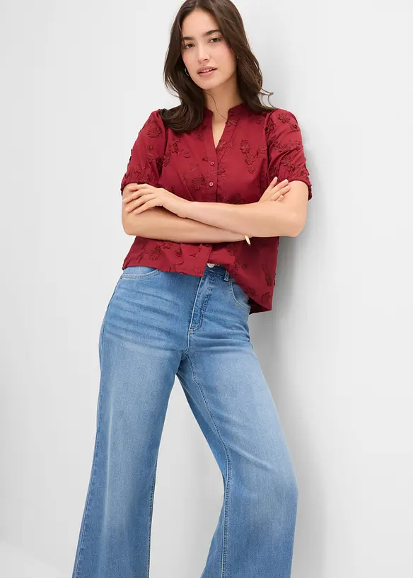 Jean large 7/8 extensible, bonprix