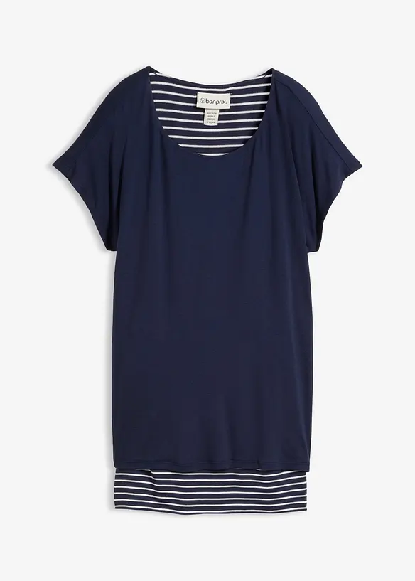 T-shirt 2 en 1, bonprix