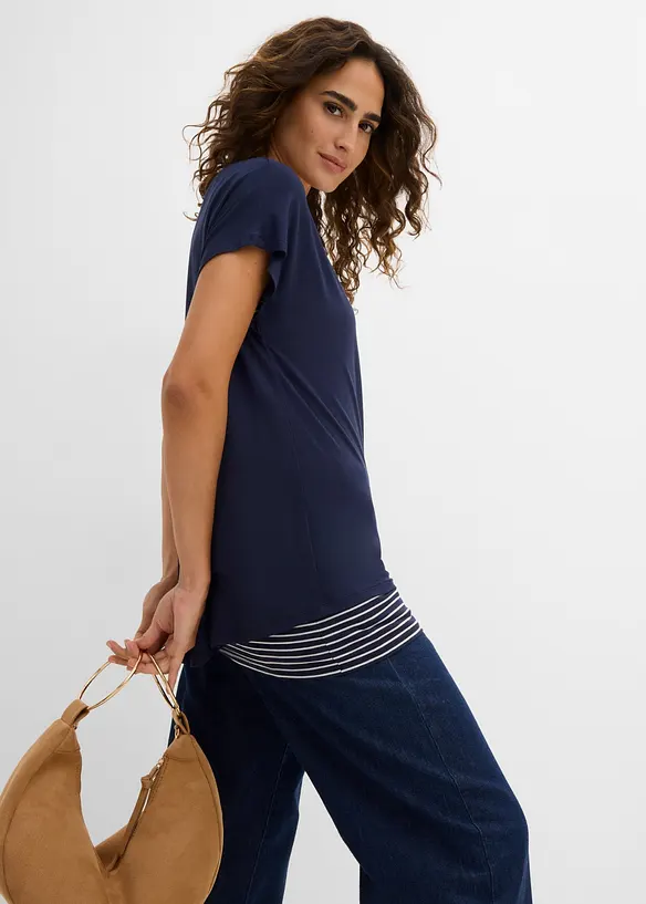 T-shirt 2 en 1, bonprix