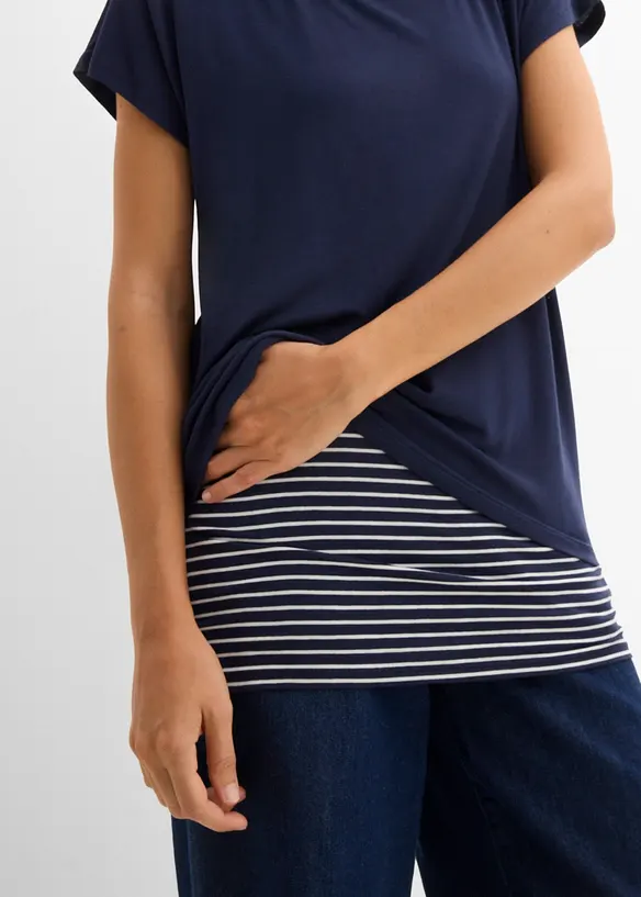 T-shirt 2 en 1, bonprix
