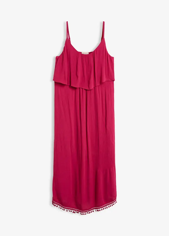 Maxikleid aus strukturierter Viskose, bonprix