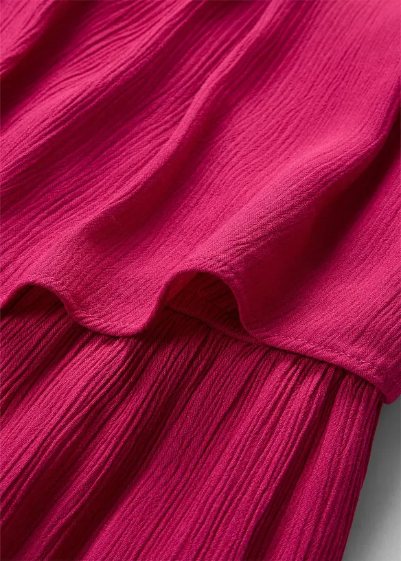 Maxikleid aus strukturierter Viskose, bonprix