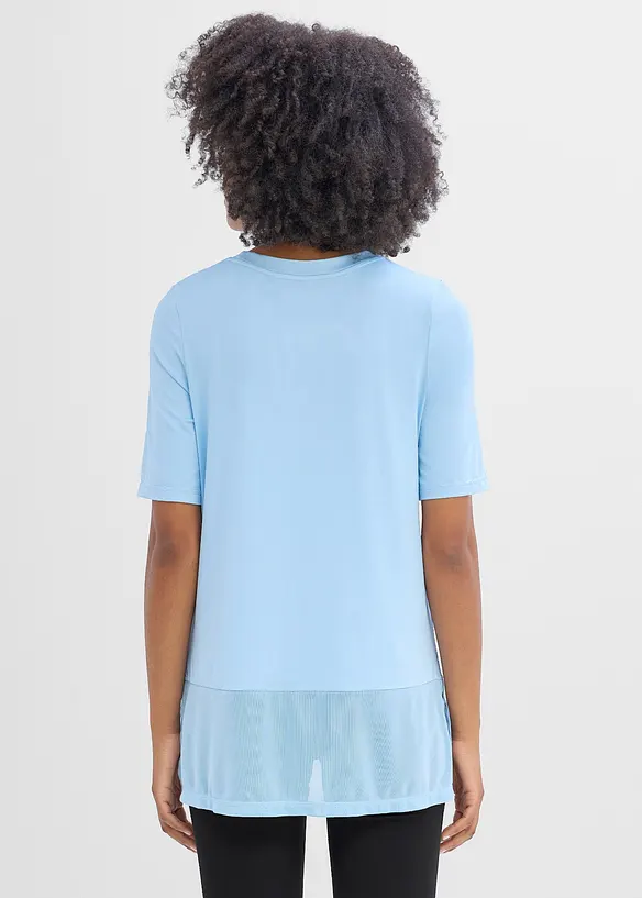 T-shirt de sport long avec mesh, s&eacute;chage rapide, bonprix