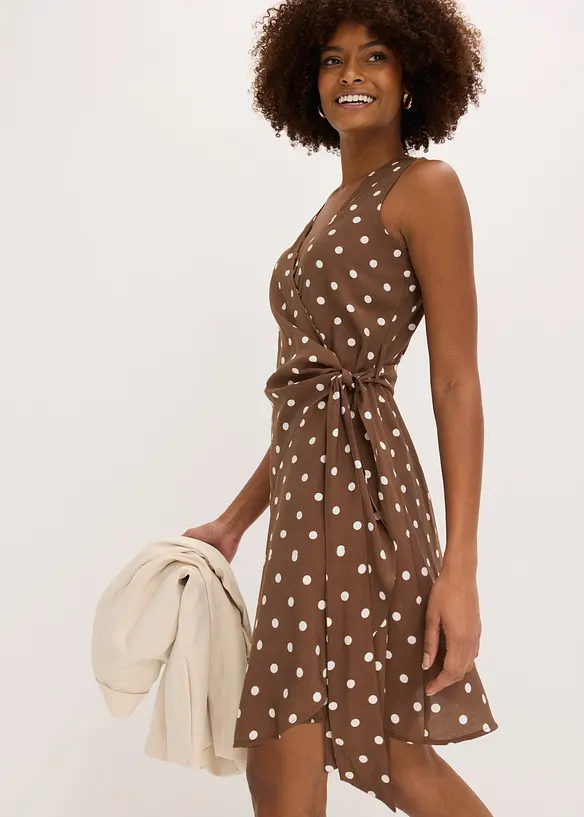 Robe portefeuille fluide, bonprix