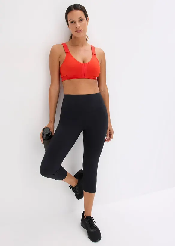 Soutien-gorge de sport fermeture devant, maintien mod&eacute;r&eacute;, bonprix