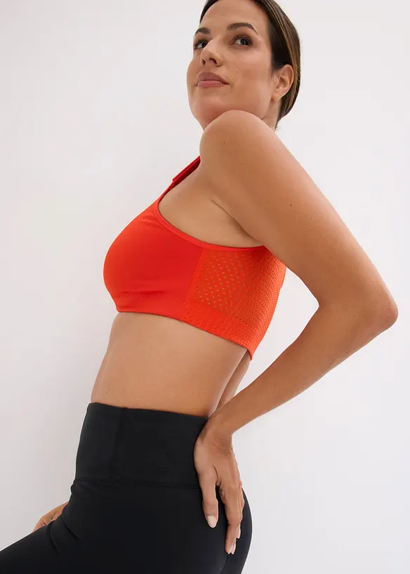 Soutien-gorge de sport fermeture devant, maintien mod&eacute;r&eacute;, bonprix