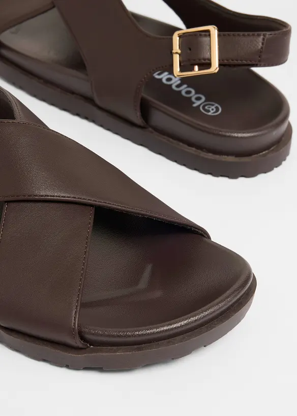 Sandalen mit bequemem Fu&szlig;bett, bonprix