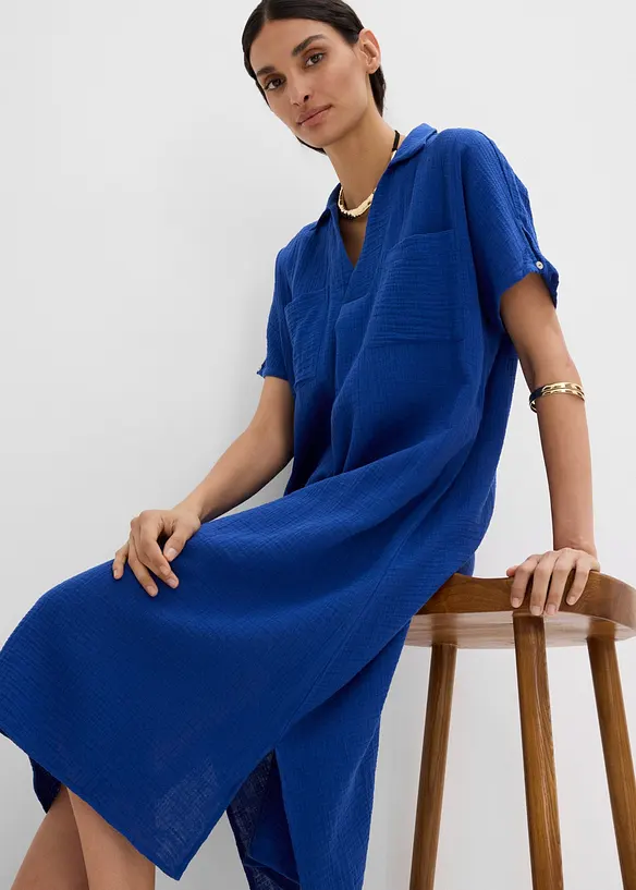 Robe caftan en gaze de coton douce, bonprix
