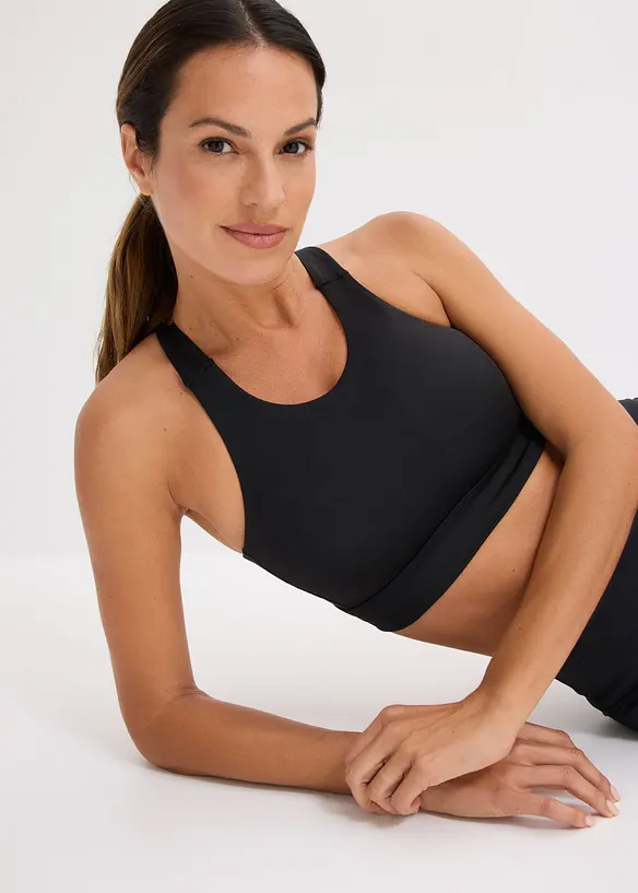 Racerback Sport-BH  mit leichtem Halt, bonprix