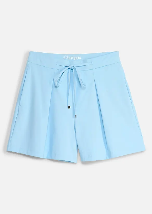 Short ultra l&eacute;ger &agrave; plis d&eacute;coratifs, s&eacute;chage rapide, bonprix