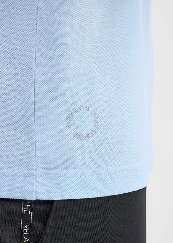 Polo de sport &agrave; col zipp&eacute; pour homme, s&eacute;chage rapide, bonprix