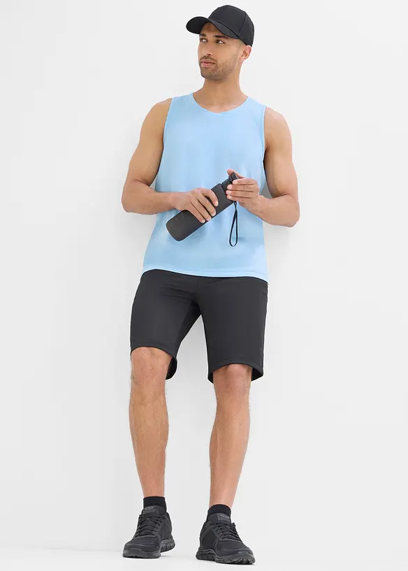 Lot de 2 hauts de sport pour homme, s&eacute;chage rapide, bonprix