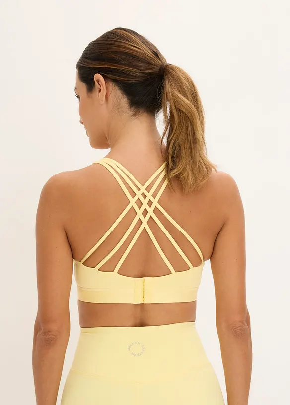Soutien-gorge de sport &agrave; dos nageur, maintien l&eacute;ger, bonprix