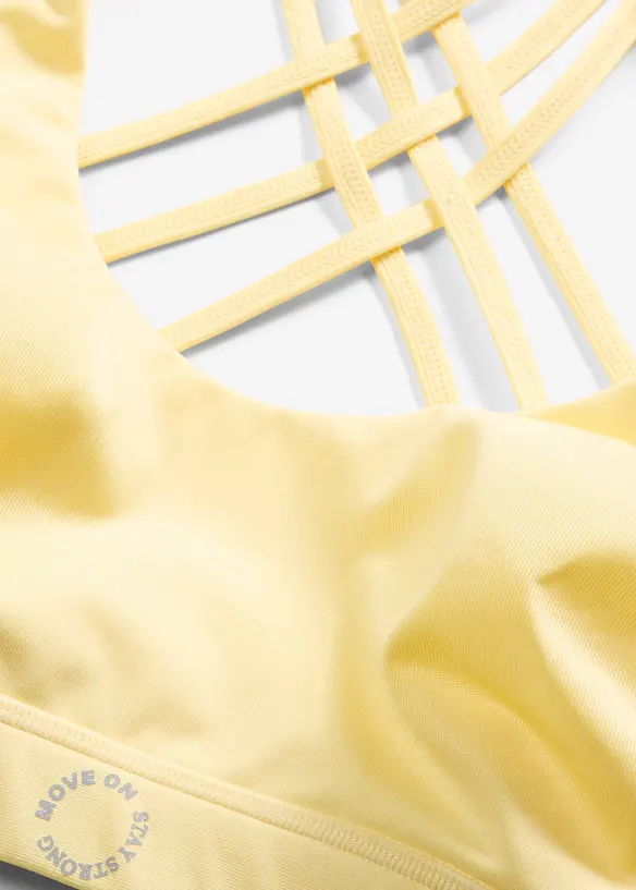 Soutien-gorge de sport &agrave; dos nageur, maintien l&eacute;ger, bonprix