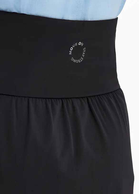 Jupe de sport avec cycliste int&eacute;gr&eacute;, s&eacute;chage rapide, bonprix