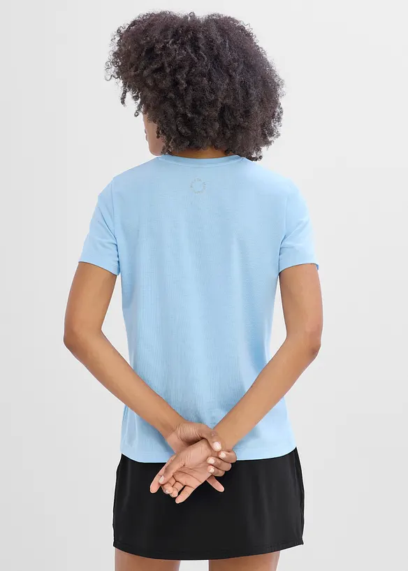 Lot de 2 T-shirts de sport &agrave; s&eacute;chage rapide, bonprix