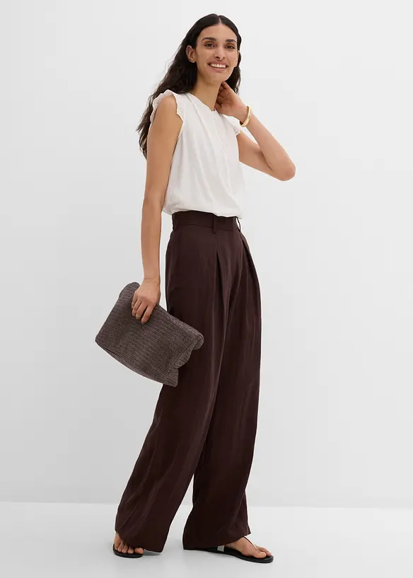 Blouse sans manches en viscose, bonprix