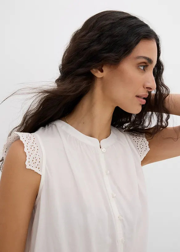 Blouse sans manches en viscose, bonprix