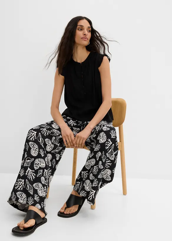 Blouse sans manches en viscose, bonprix