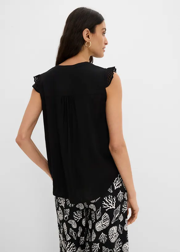 Blouse sans manches en viscose, bonprix