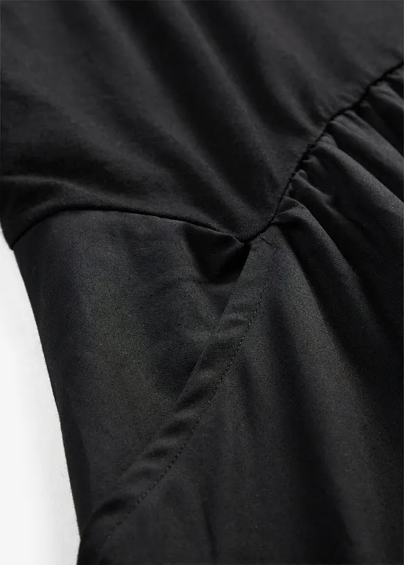 Midikleid mit Warenmix aus reiner Baumwolle, bonprix