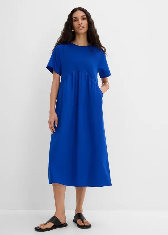 Robe midi 100% coton, bonprix