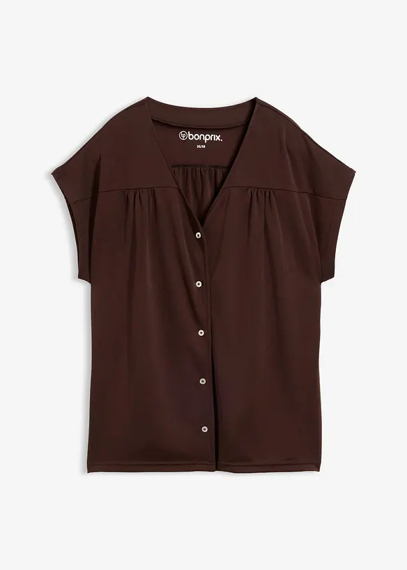 Shirtbluse aus Viskose Piqu&eacute;, bonprix