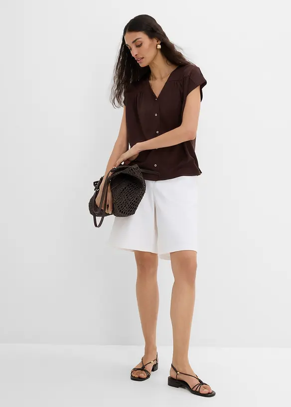 Shirtbluse aus Viskose Piqu&eacute;, bonprix