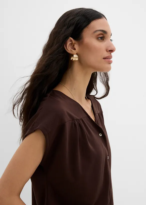 Shirtbluse aus Viskose Piqu&eacute;, bonprix