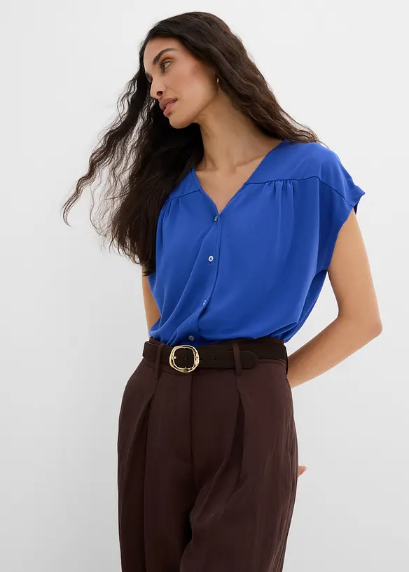 Shirtbluse aus Viskose Piqu&eacute;, bonprix