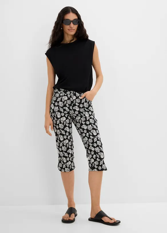 Capri-Hose aus Baumwollstretch, bonprix