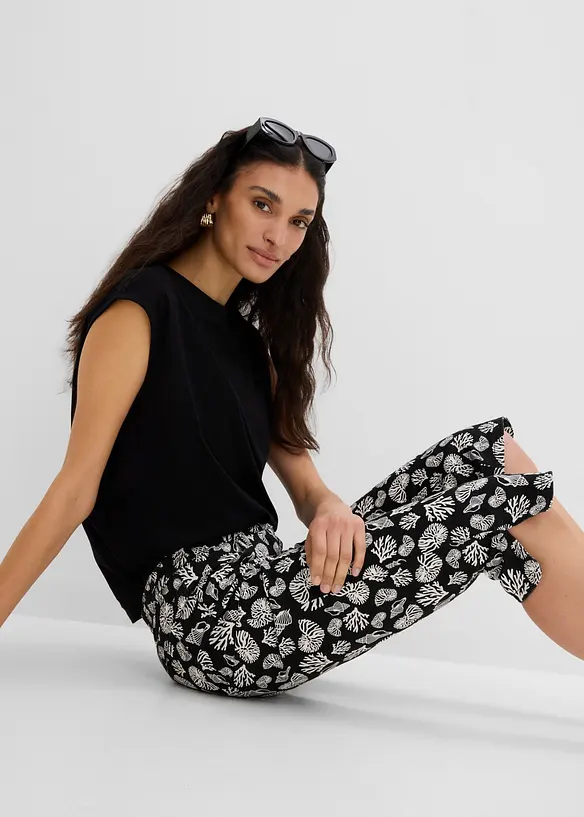 Capri-Hose aus Baumwollstretch, bonprix
