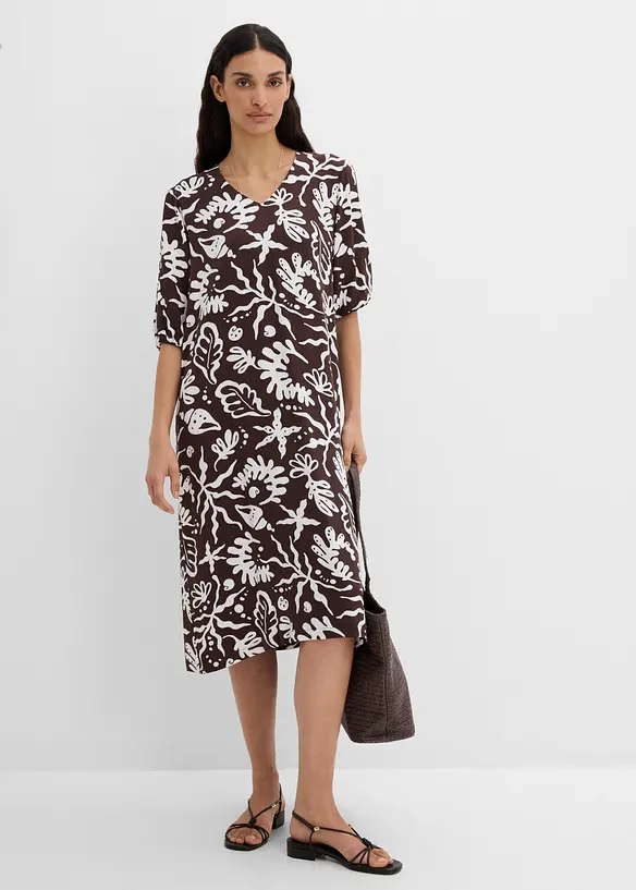Midikleid aus Viskose-Mix, bonprix