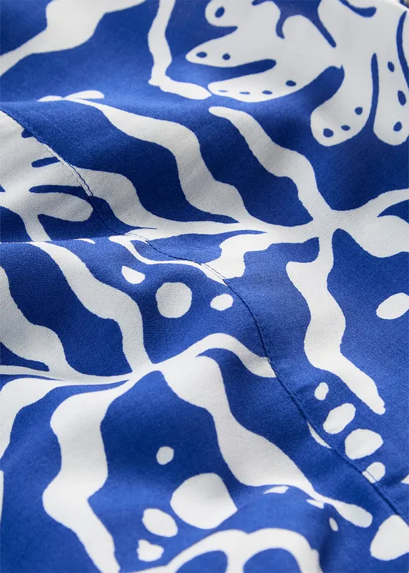 Hemdbluse aus flie&szlig;ender Viskose, bonprix