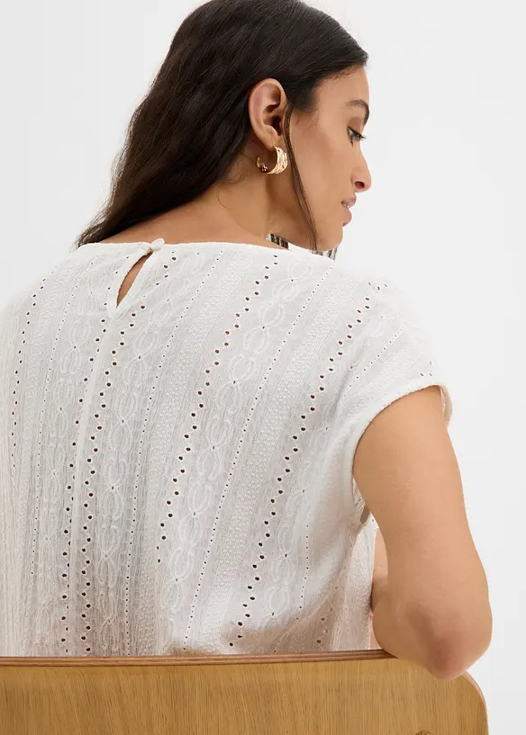 T-shirt ajour&eacute;, bonprix
