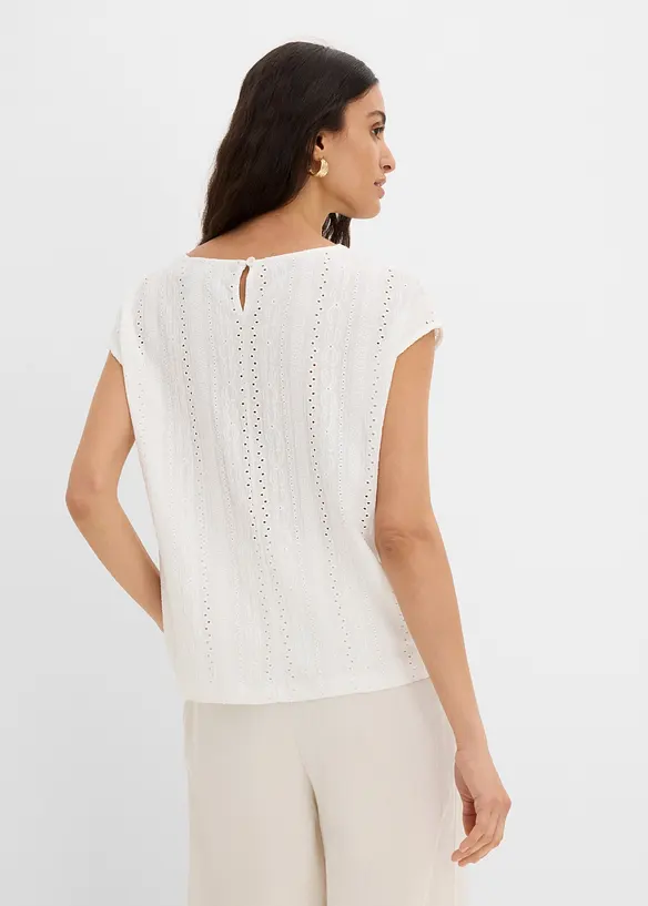T-shirt ajour&eacute;, bonprix
