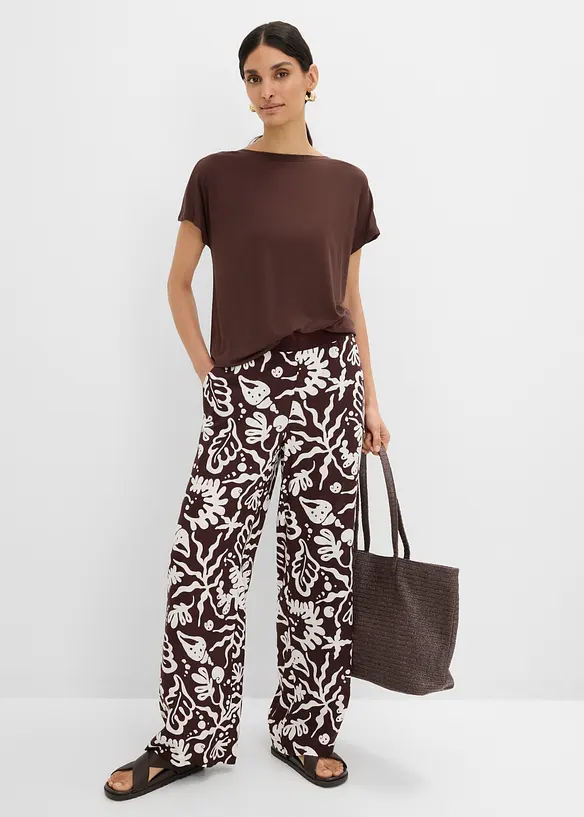 Marlenehose aus softer Viskose, bonprix