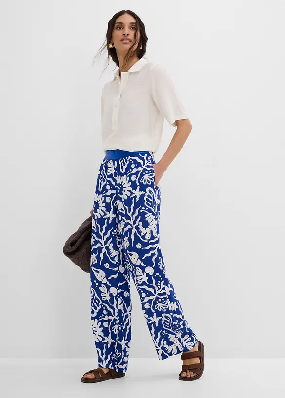 Marlenehose aus softer Viskose, bonprix