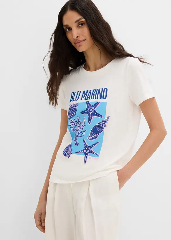T-Shirt aus reiner Bio-Baumwolle, bonprix