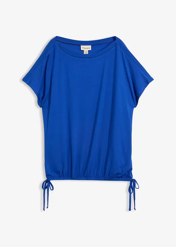 T-Shirt mit flie&szlig;ender Viskose, bonprix