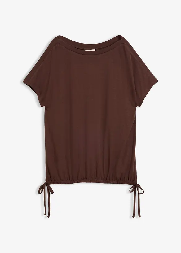 T-Shirt mit flie&szlig;ender Viskose, bonprix