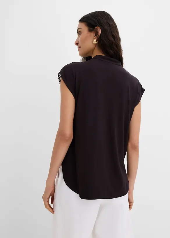 Blusentop aus softer Viskose, bonprix