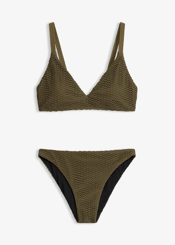 Bustier-Bikini aus Crochet (2-tlg.Set), bonprix