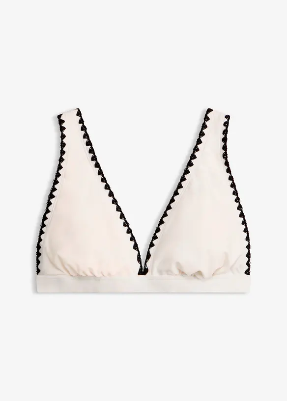Bikinioberteil mit Stickerei, bonprix