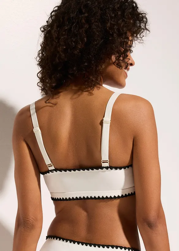 Bustier-Bikinioberteil mit Stickerei, bonprix
