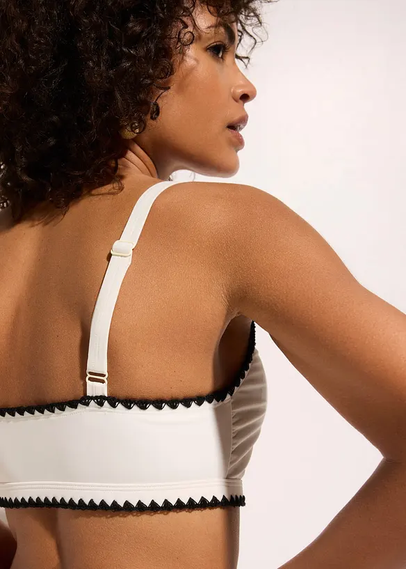 Bustier-Bikinioberteil mit Stickerei, bonprix