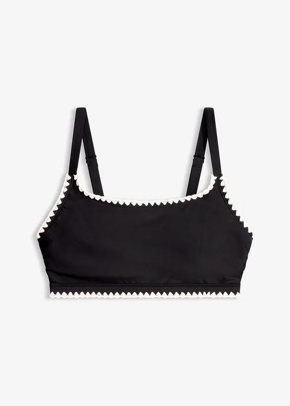 Bustier-Bikinioberteil mit Stickerei, bonprix