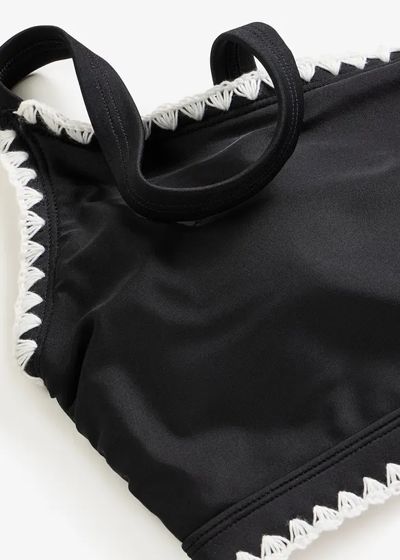 Bustier-Bikinioberteil mit Stickerei, bonprix